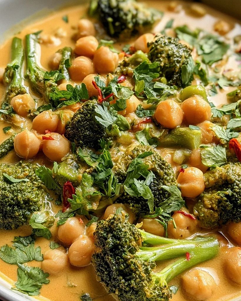 Leckeres Brokkoli Kichererbsen Curry – Gesund & Einfach!