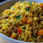 Leckeres Curryreis mit Hackfleisch – Schnell und einfach!