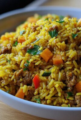 Leckeres Curryreis mit Hackfleisch – Schnell und einfach!