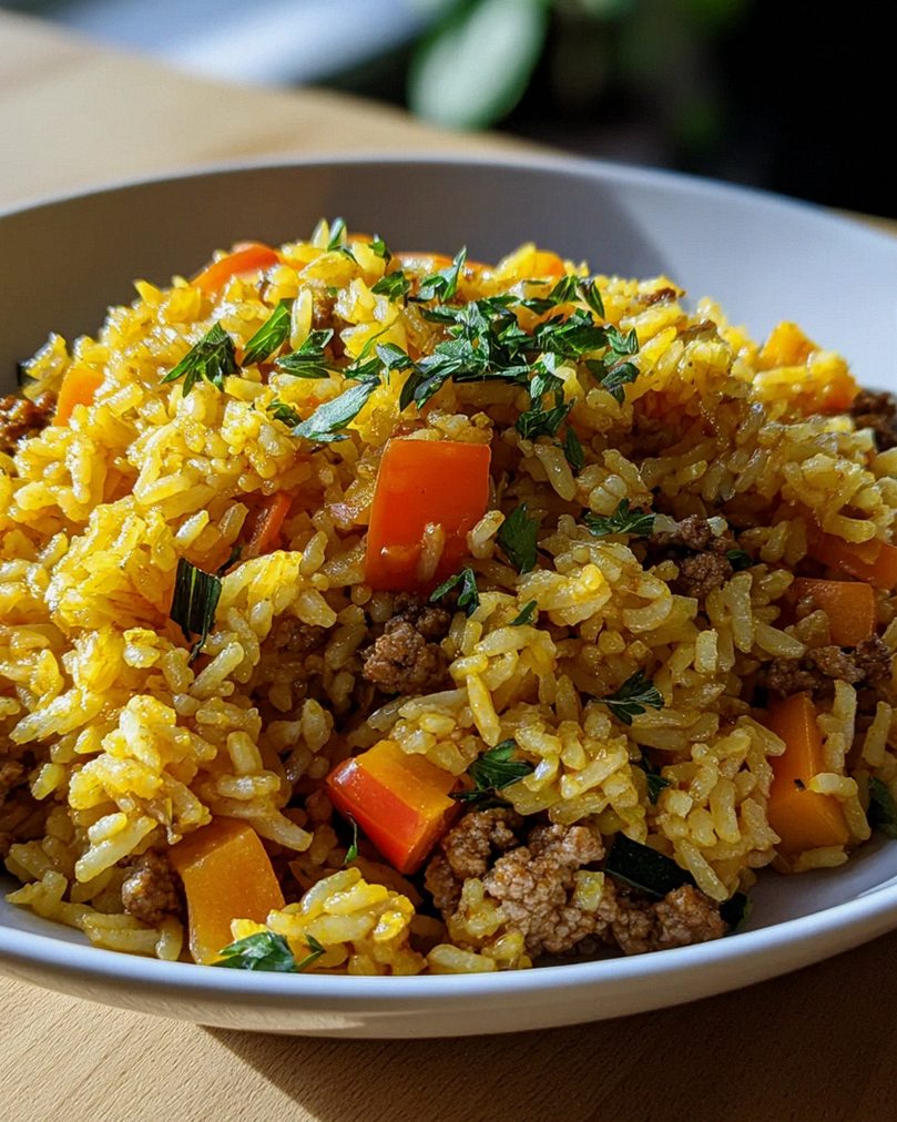 Leckeres Curryreis mit Hackfleisch – Schnell und einfach! – Schritt 2