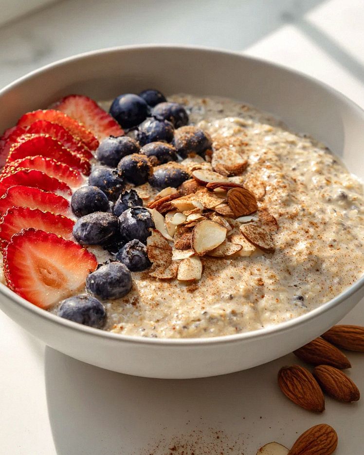 Low Carb Overnight Oats mit Mandelmilch: Schnell & Lecker! – Schritt 1