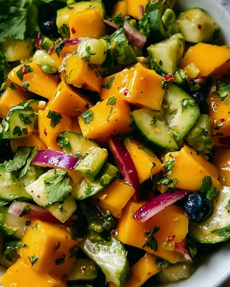 Mango-Gurken-Salat Rezept – Schritt 2