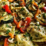 Maultaschenpfanne mit Gemüse