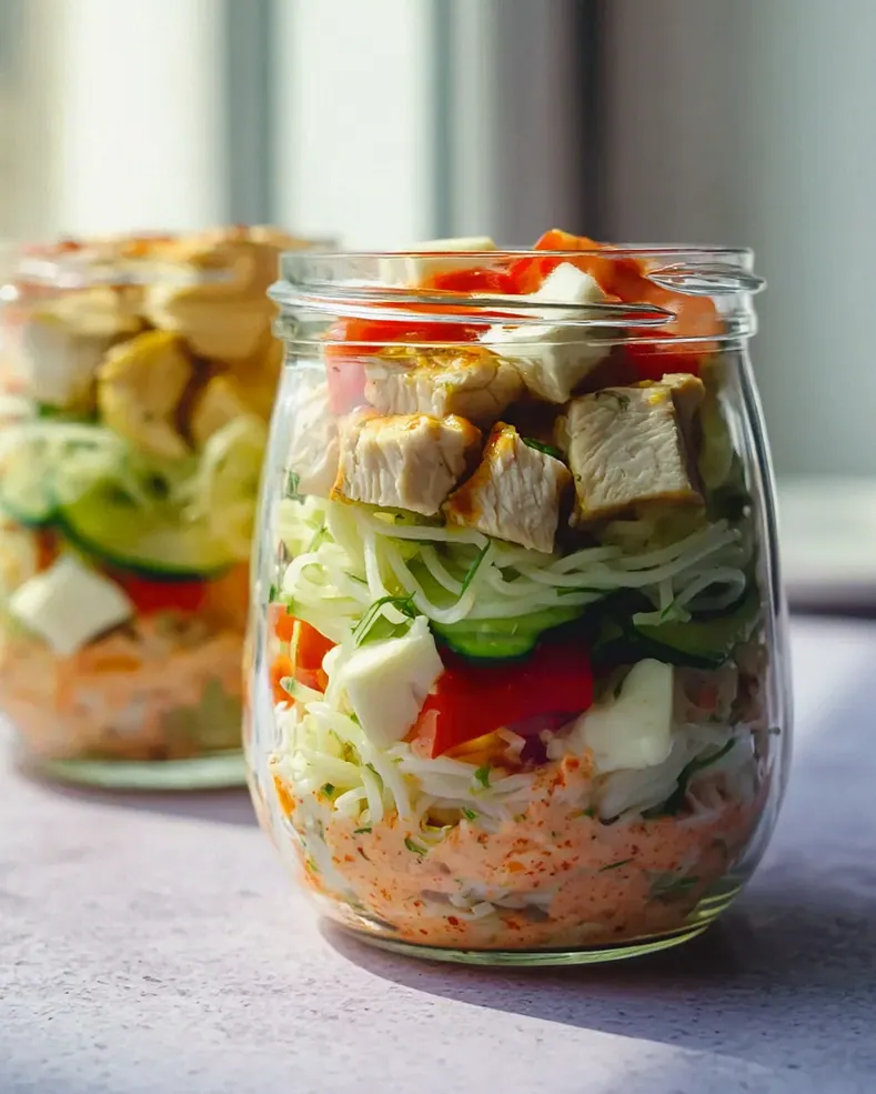 Meal Prep Salat im Glas: Frisch & Gesund für die Woche!