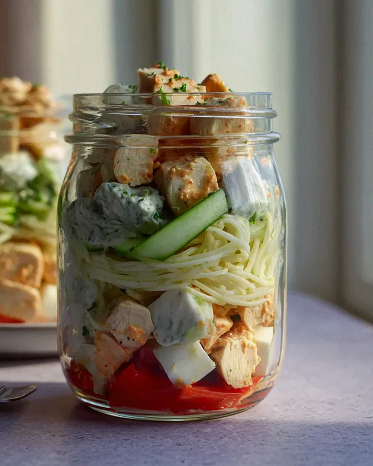 Meal Prep Salat im Glas: Frisch & Gesund für die Woche! – Schritt 2