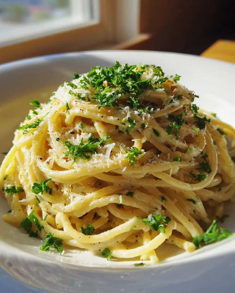 One Pot Cremige Knoblauch Pasta: Einfach zubereitet, unwiderstehlich!