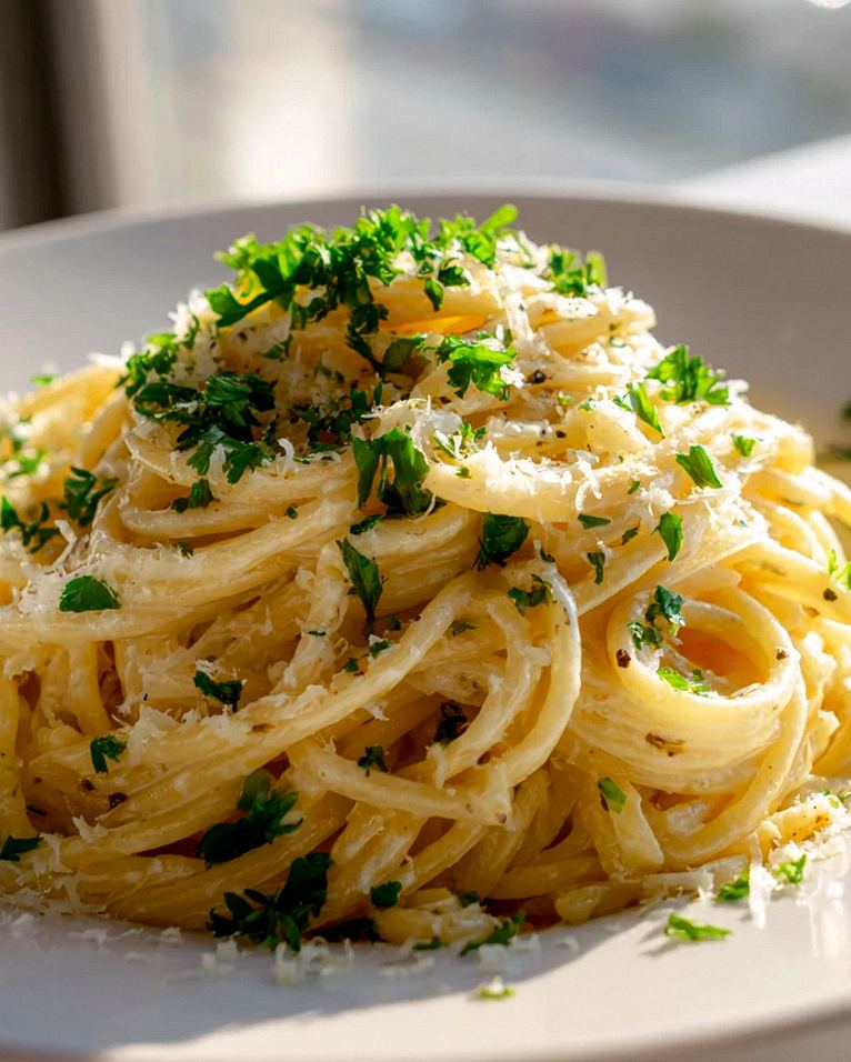 One Pot Cremige Knoblauch Pasta: Einfach zubereitet, unwiderstehlich! – Schritt 2