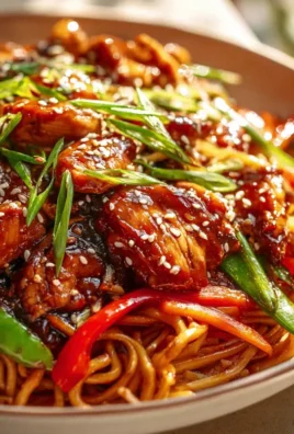 One Pot Hähnchen Teriyaki Nudeln mit Gemüse – Schnell & Köstlich!