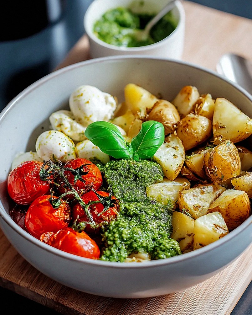 Pesto-Kartoffel-Bowl