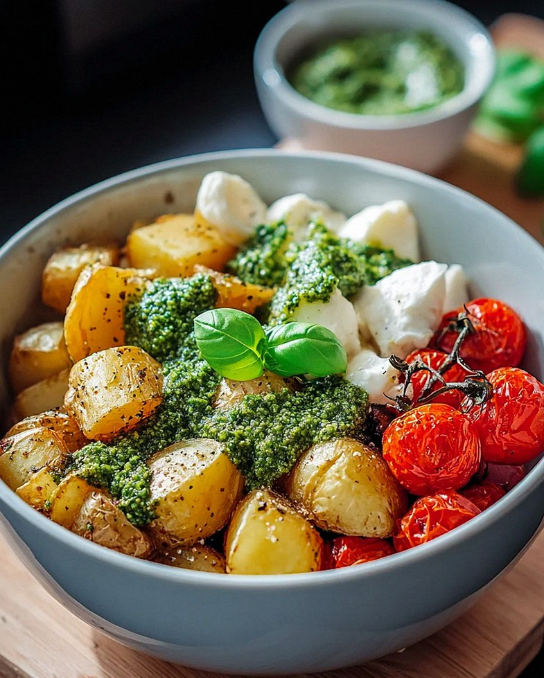 Pesto-Kartoffel-Bowl – Schritt 1