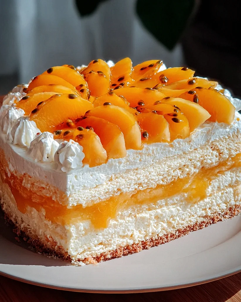 Pfirsich-Maracuja-Torte – Schritt 1