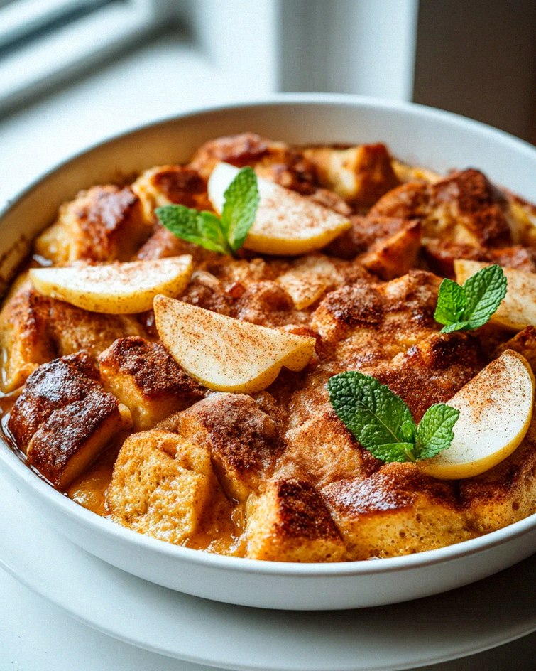 Rezept: Apfelkuchen-Brotpudding Pfanne – himmlisch lecker! – Schritt 1