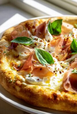 Rinderprosciutto-Honig-Burrata Pizza: Süß-salzig & Perfekt!