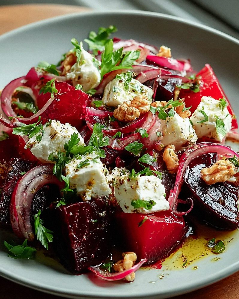 Rote Bete Feta Salat: Ein echter Knaller für deinen Tisch!