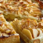 Saftige Apfeltarte mit Rahmguss
