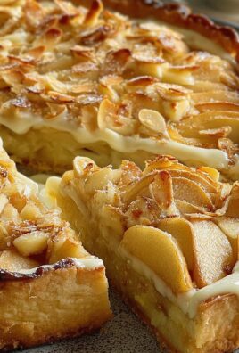 Saftige Apfeltarte mit Rahmguss
