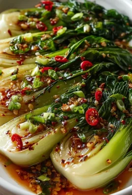 Schneller Bok Choy: Feine Wacholder-Chili-Sauce genießen!