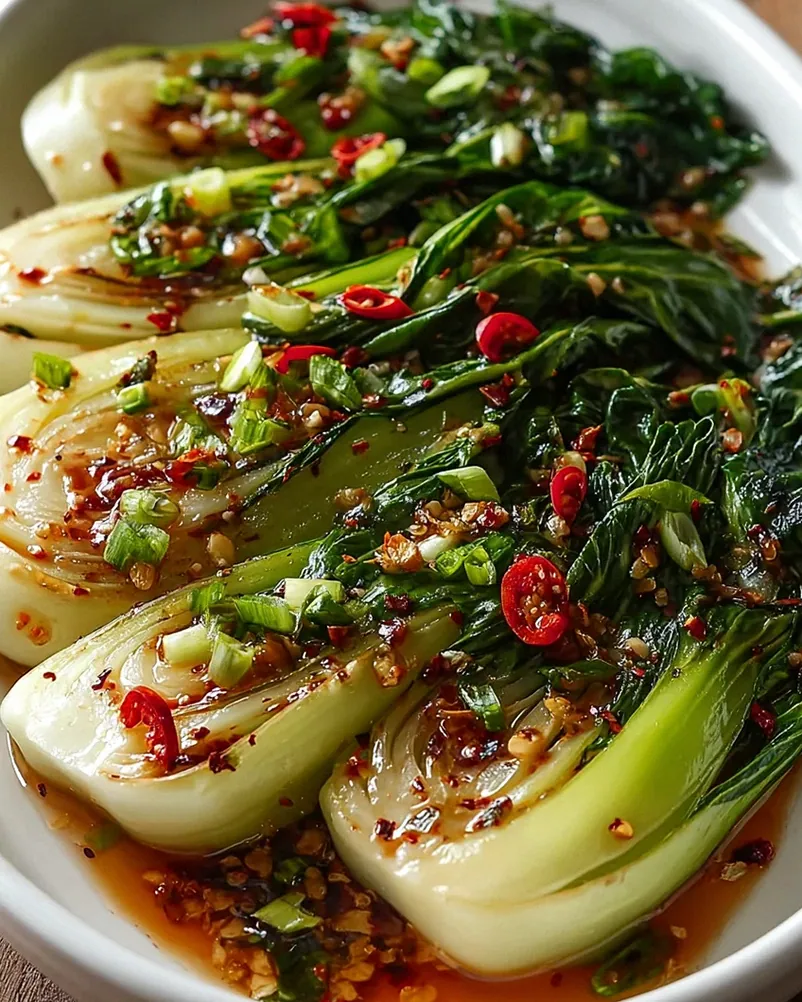 Schneller Bok Choy: Feine Wacholder-Chili-Sauce genießen! – Schritt 1