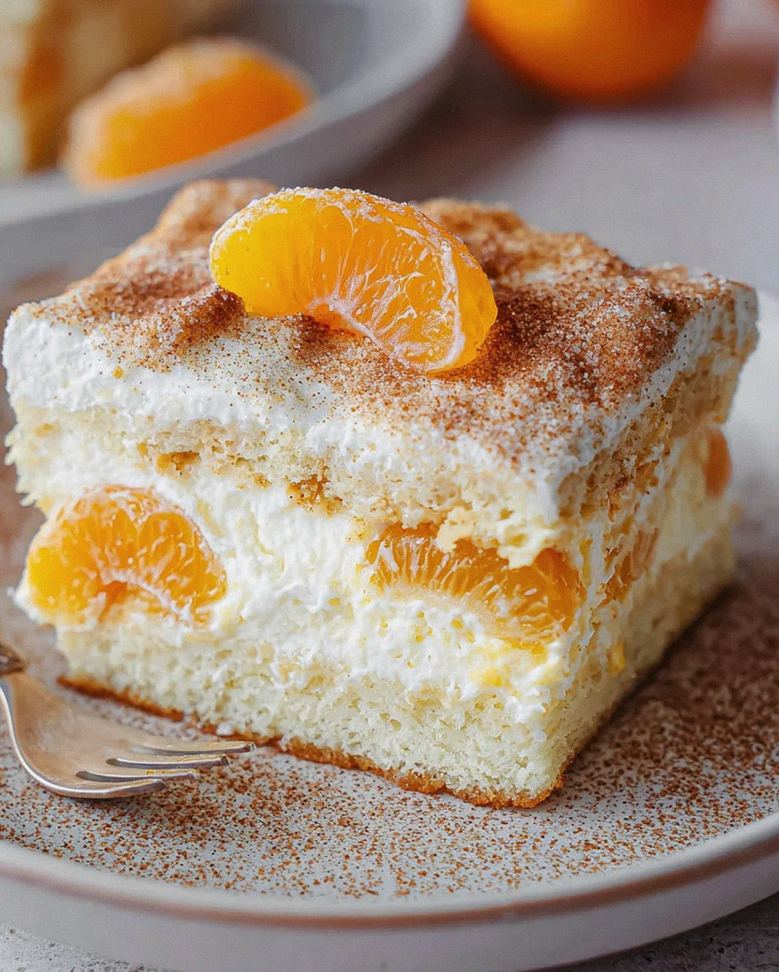 Schneller Schmandkuchen vom Blech mit Mandarinen – Schritt 2