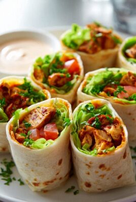 Spicy Chicken Wrap Bites: Einfach, schnell & unwiderstehlich!