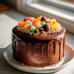 Süßigkeiten Drip Cake: Das bunte Rezept mit Ganache!