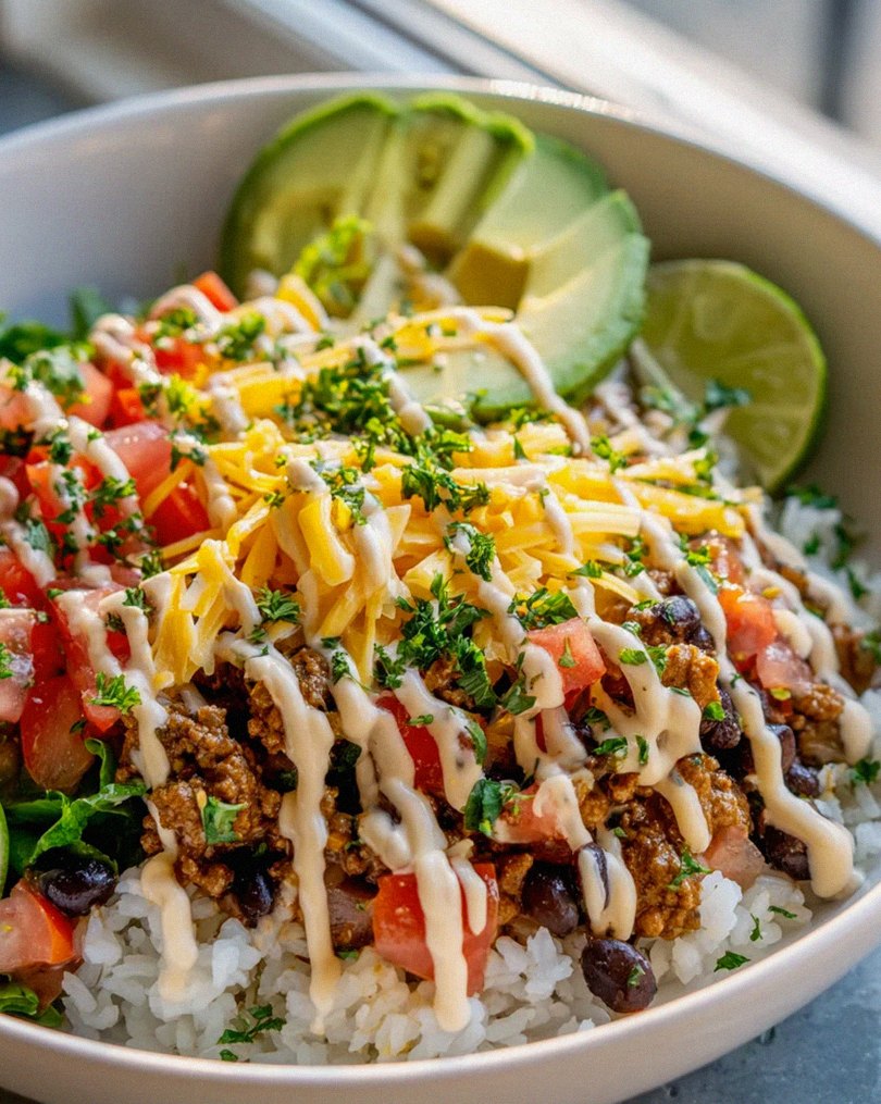 Taco Rice Bowl Rezept: Einfach, schnell & super lecker! – Schritt 1