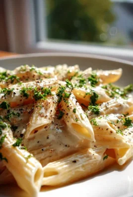 Traumhaft Cremige Nudelpfanne mit feiner Crème fraîche