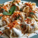 Türkische Manti mit Hackfleischfüllung & Joghurt-Soße