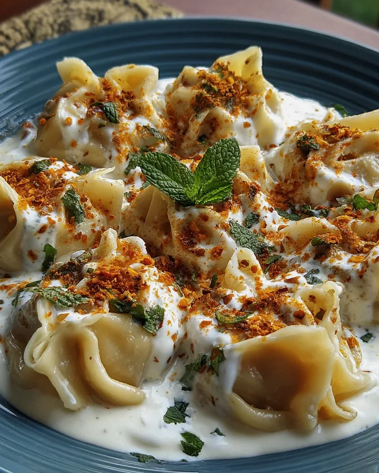 Türkische Manti mit Hackfleischfüllung & Joghurt-Soße – Schritt 2