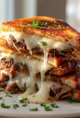 Ultimatives Cheesesteak Grilled Cheese Sandwich Rezept