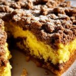 Vanillesauce-Kuchen mit Knusperstreuseln