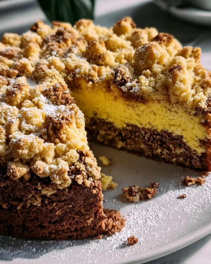 Vanillesauce-Kuchen mit Knusperstreuseln – Schritt 1