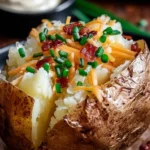 Würzige Ofenkartoffel aus der Heißluftfritteuse