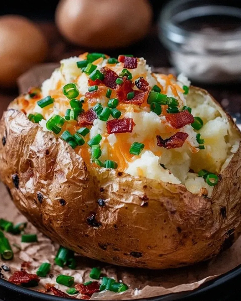 Würzige Ofenkartoffel aus der Heißluftfritteuse – Schritt 2