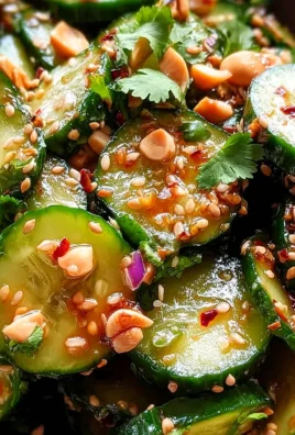 Würziger Asiatischer Gurkensalat