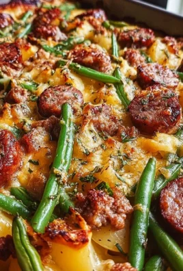 Wurst Bohne Kartoffel Auflauf