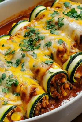 Zucchini Enchilada Roll-Ups