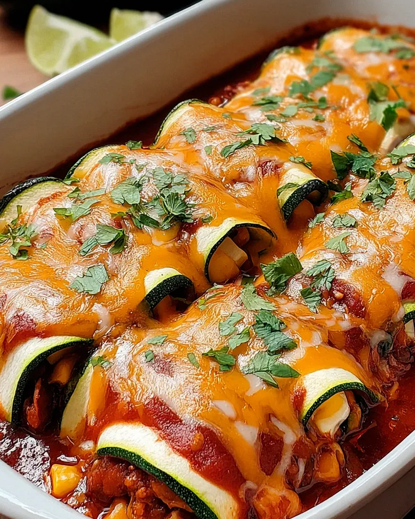 Zucchini Enchilada Roll-Ups – Schritt 1