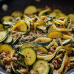 Zucchini-Hack-Pfanne