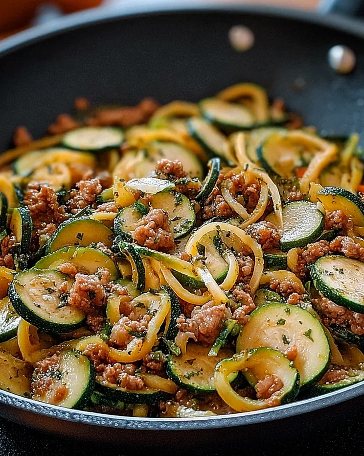 Zucchini-Hack-Pfanne – Schritt 2